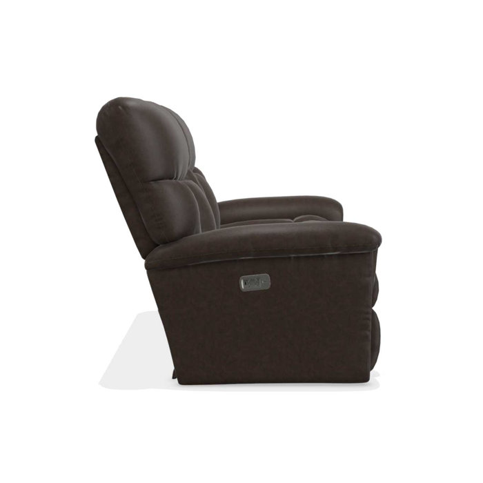 LaZBoy Mateo Leather Match Power Reclining Loveseat with Power Headrests and Lumbar Wayfair